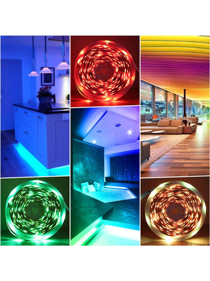 3-65FT Long Smart LED Strip Lights, USB Interface, with APP and Remote Control Control, Can Be Timed and Brightness Adjusted, Suitable for Ambient Lighting in Bedrooms, Living Rooms, Game Rooms, Etc., and Christmas Decorations