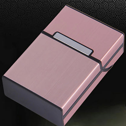 1PC Smoking Cigarettes Aluminum Cigarette Case Cigar Tobacco Holder Pocket Box Storage Container Gift Box Hot Sale