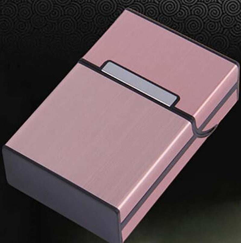 1PC Smoking Cigarettes Aluminum Cigarette Case Cigar Tobacco Holder Pocket Box Storage Container Gift Box Hot Sale