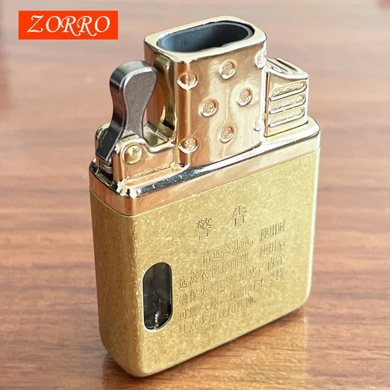 Free Fire Lighter Hong Kong Origional Product  Windproof Cigarette Cigar Lighter Movement  Inflatable Liner Wholesale