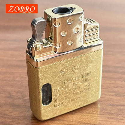 Free Fire Lighter Hong Kong Origional Product  Windproof Cigarette Cigar Lighter Movement  Inflatable Liner Wholesale